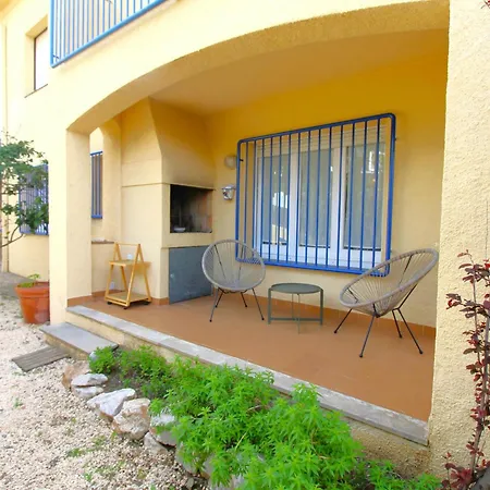 Con Jardin A 150 M De La Playa, 2 Habitaciones, Terraza Con Vistas Parciales Al Mar, Ac, Bbq. - Es-228-151 Apartment *